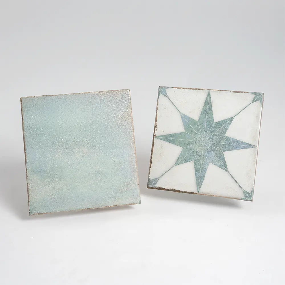 Ursa Turquoise Square 7.87x7.87 Porcelain Tile | Tile Club