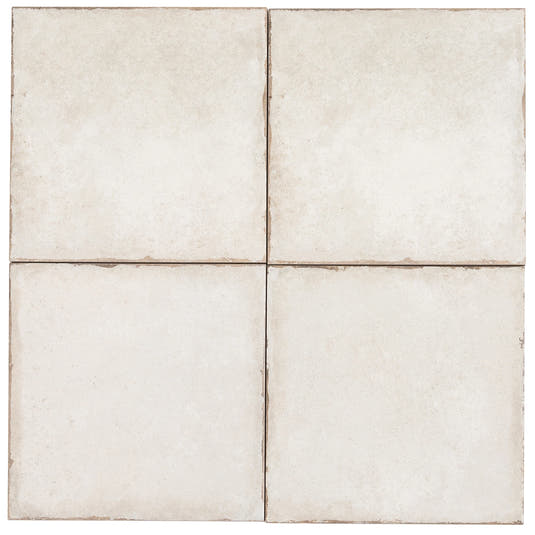 Ursa White Porcelain Square tiles for walls, floors, showers