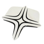 Santorini Retro Star White and Black Sample | Tile Club