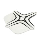 Santorini Retro Star White and Black Sample | Tile Club