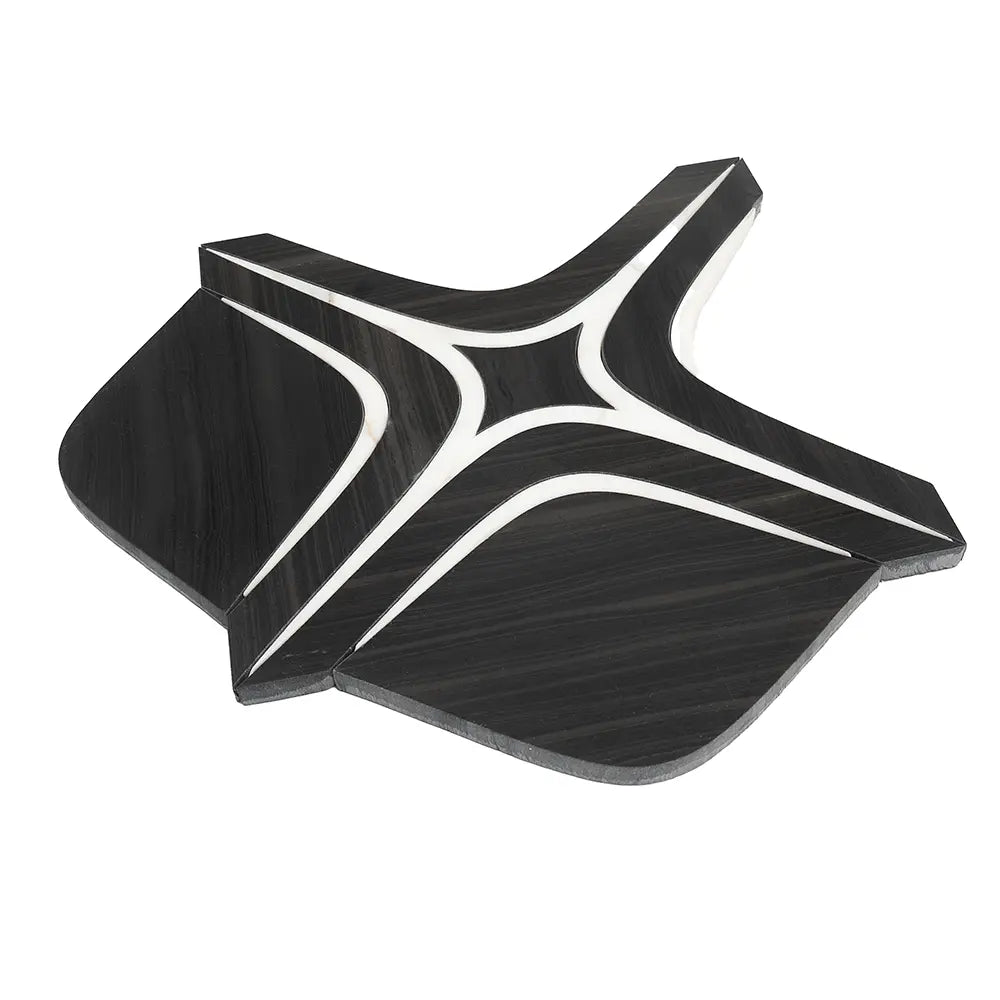 Santorini Retro Star Black Sample | Tile Club