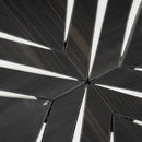 Santorini Retro Star Black Marble Mosaic Tile | Tile Club