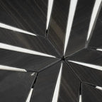 Santorini Retro Star Black Marble Mosaic Tile | Tile Club