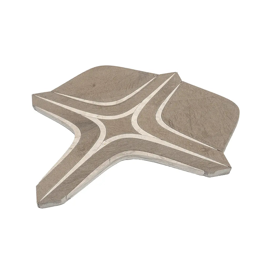 Santorini Retro Star Gray Sample | Tile Club