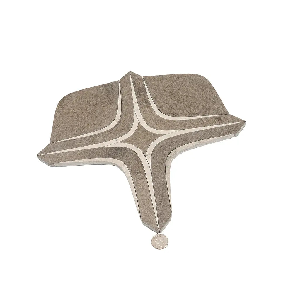 Santorini Retro Star Gray Sample | Tile Club