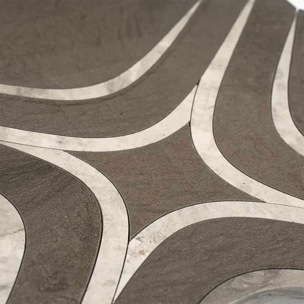 Santorini Retro Star Gray Sample | Tile Club