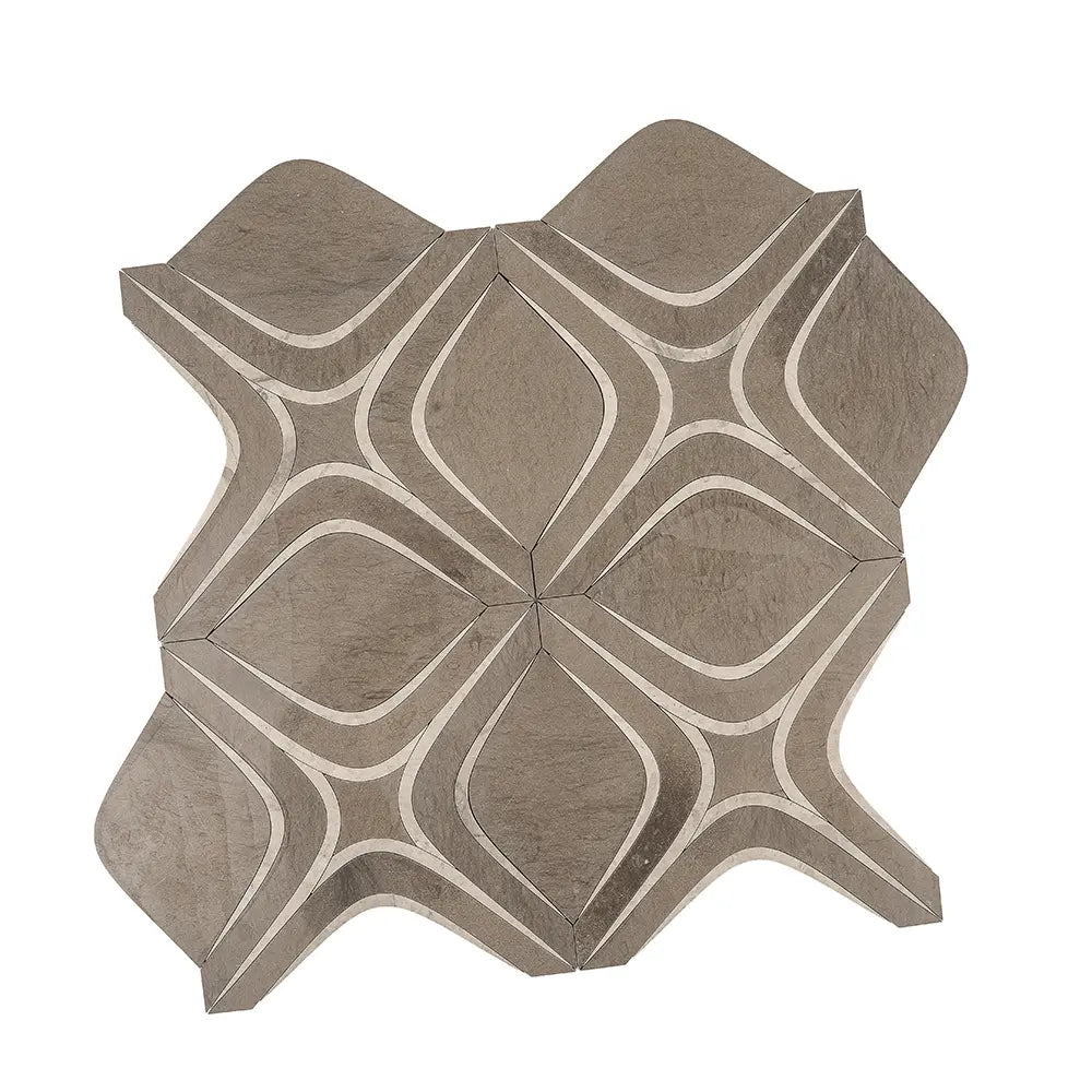 Santorini Retro Star Gray Sample | Tile Club