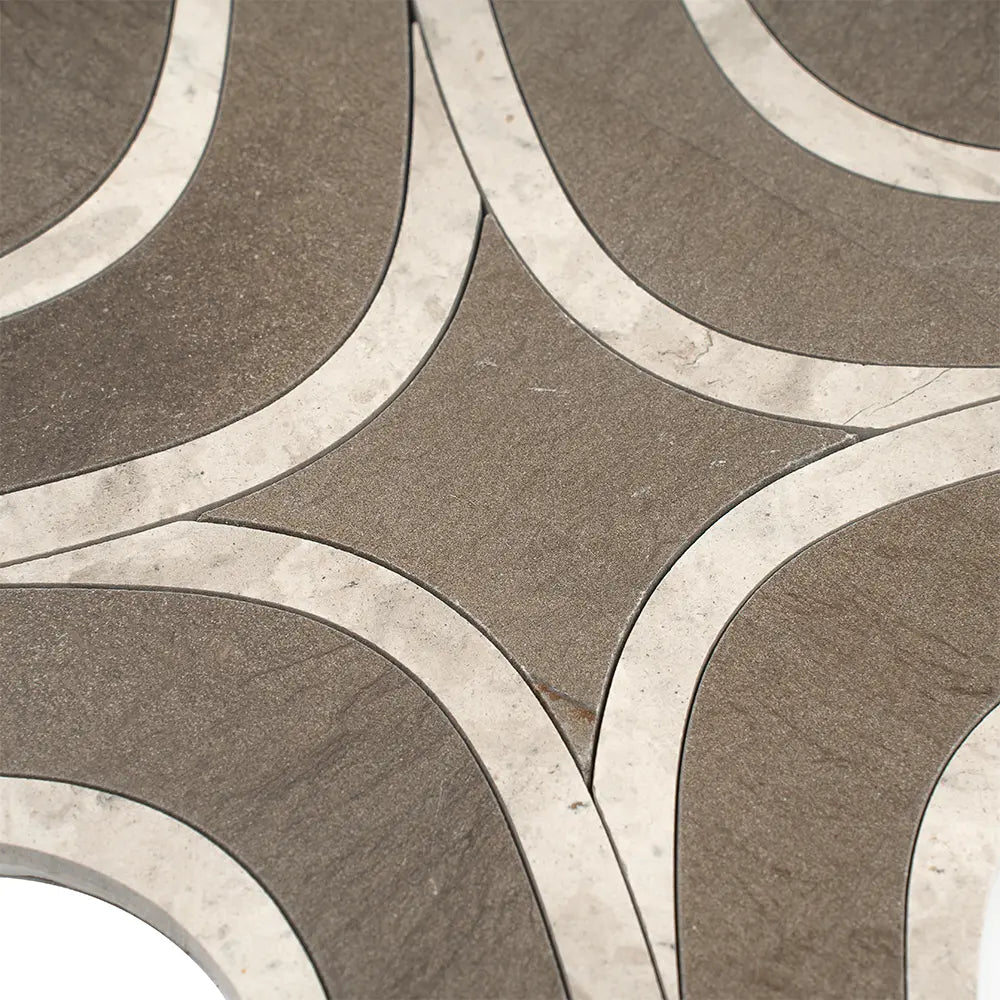 Santorini Retro Star Gray Sample | Tile Club