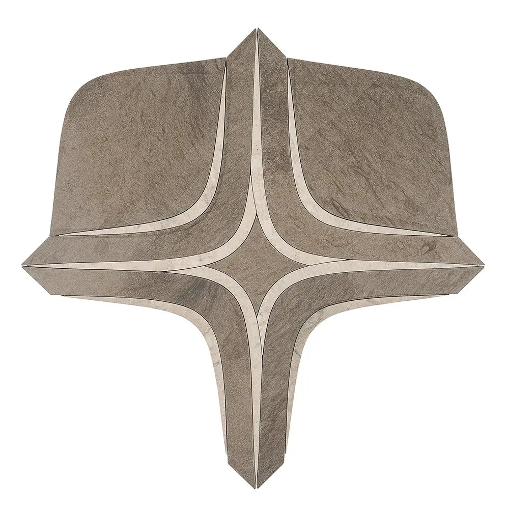 Santorini Retro Star Gray Sample | Tile Club