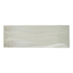 Sea Glass Platinum White 3X9 Tile | Tile Club