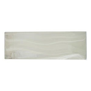 Sea Glass Platinum White 3X9 Tile Sample