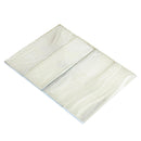 Sea Glass Platinum White 3X9 Tile | Tile Club