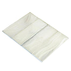 Sea Glass Platinum White 3X9 Tile | Tile Club