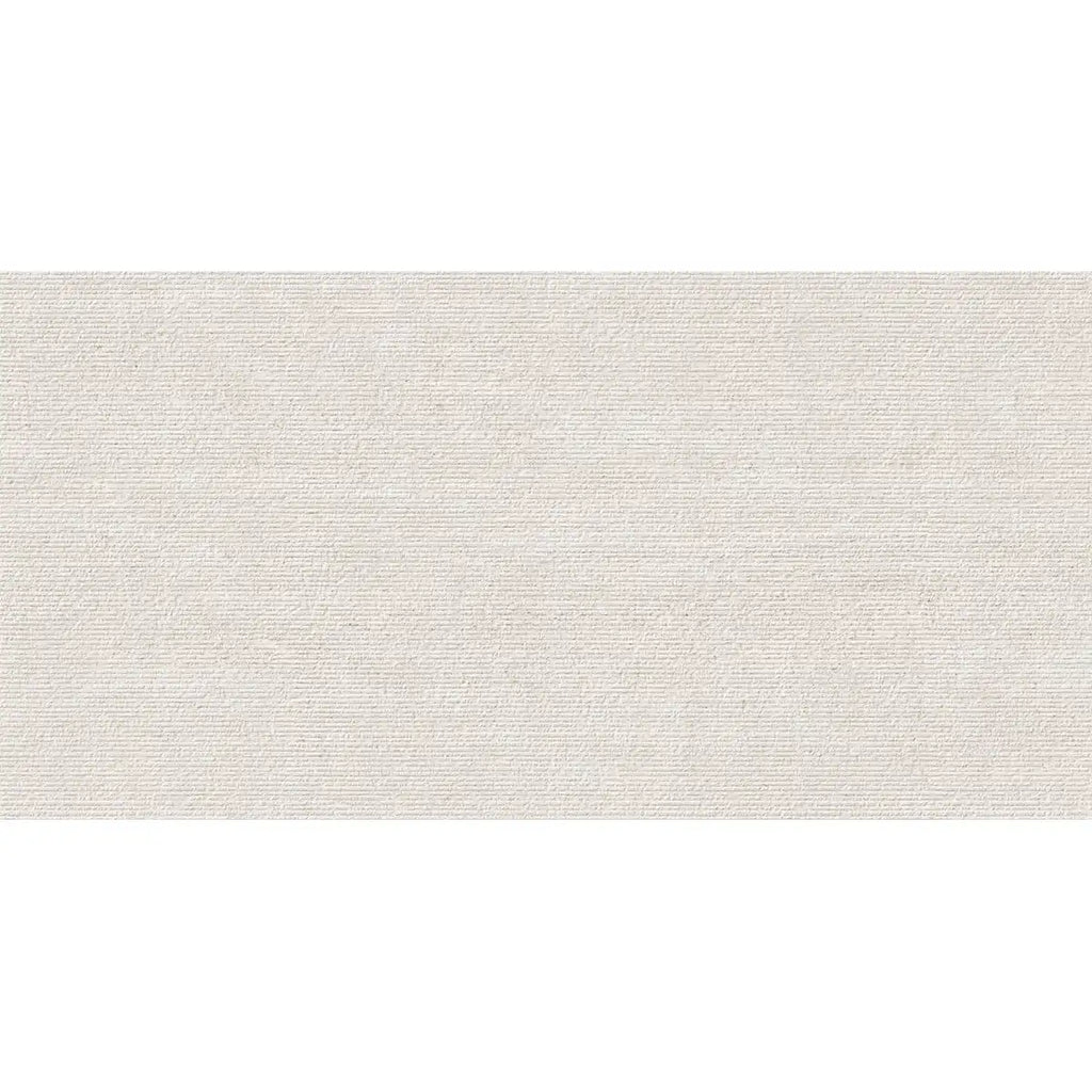 Gordes Deco White Limestone Porcelain Tile 24x48 | Tile Club