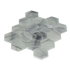 Sea Glass Hexagon Grey Mosaic Tile | Tile Club