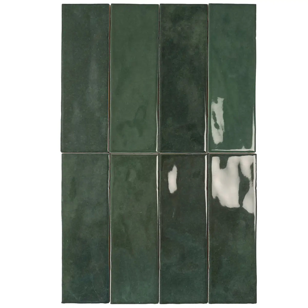 Pavillon Green Ceramic Subway Tile 2.7x8.5 | Tile Club