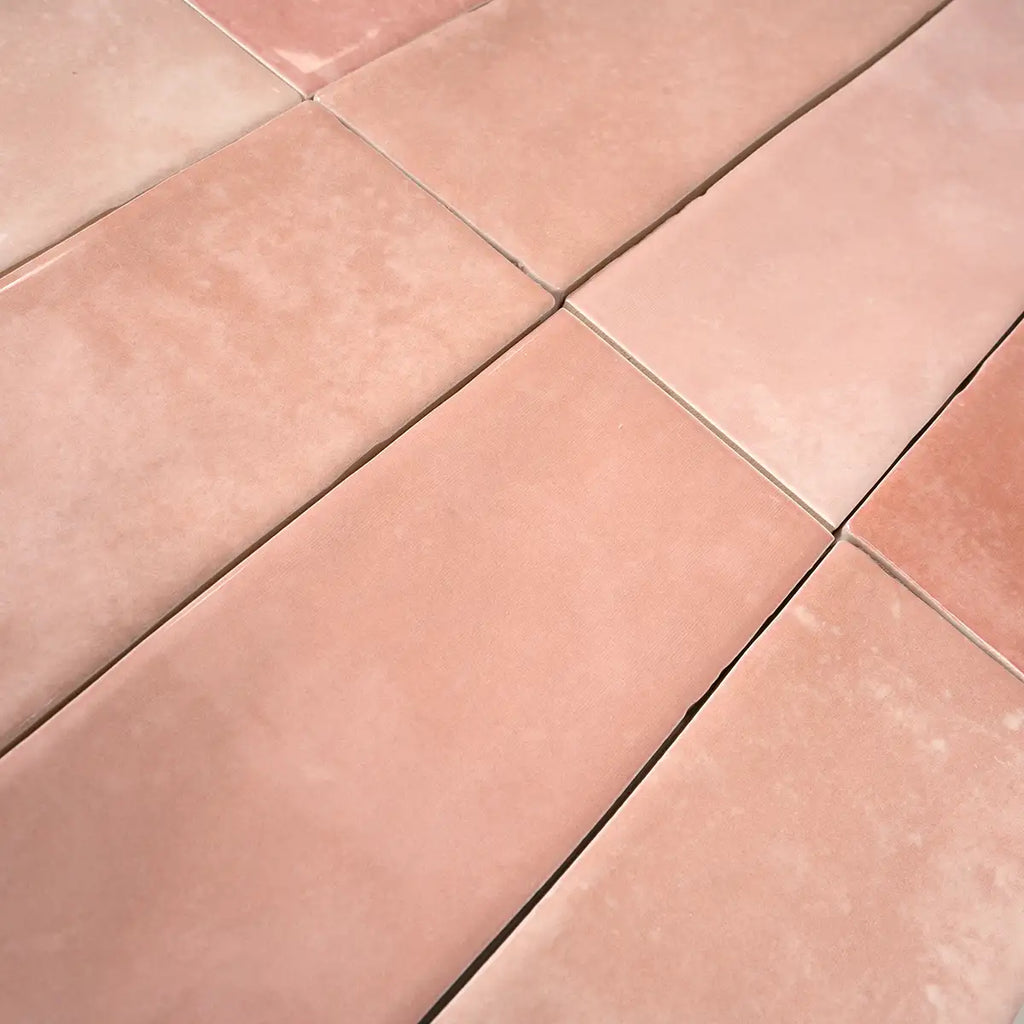 Pavillon Pink Ceramic Subway Tile 2.7x8.5 | Tile Club