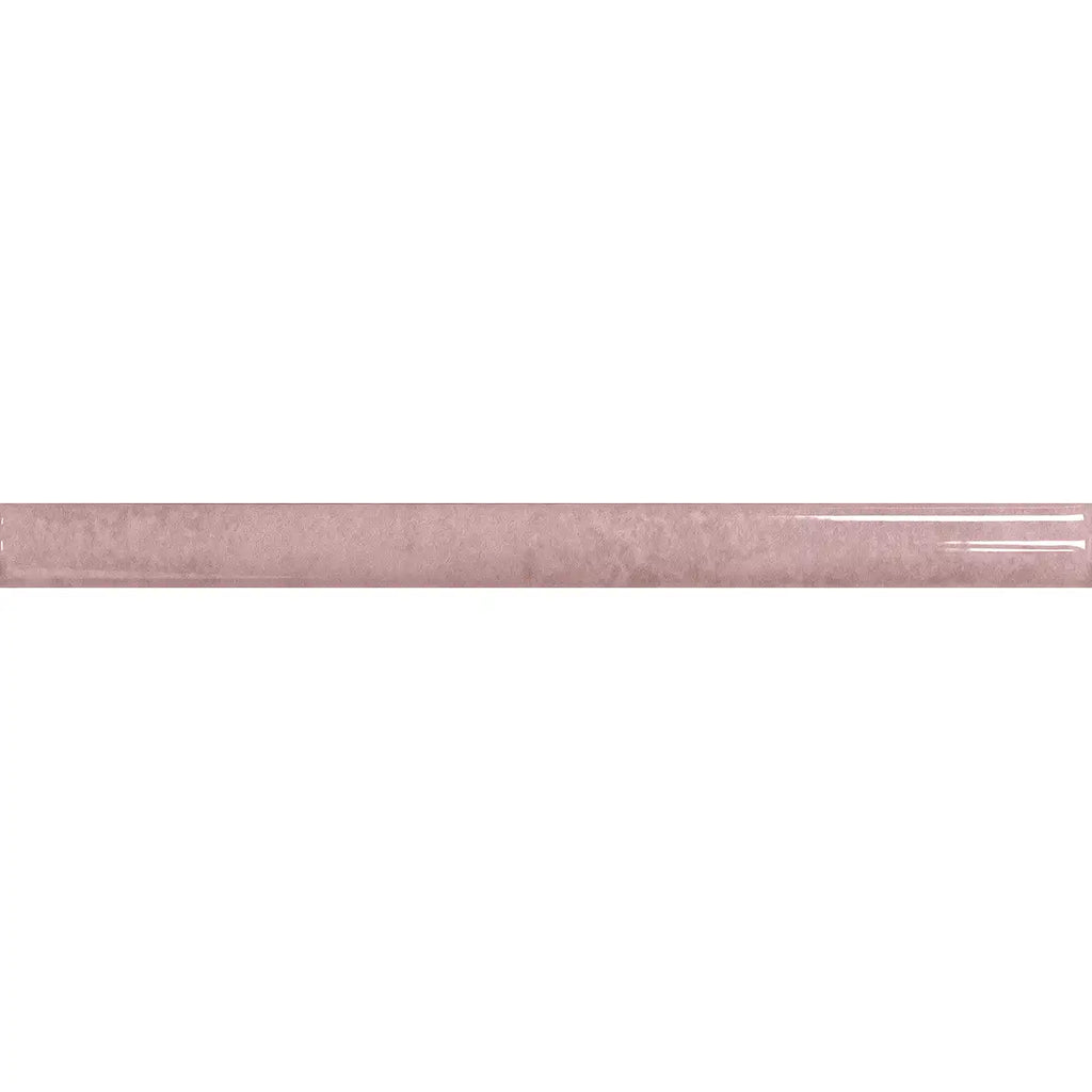 Pavillon Pink Ceramic Pencil Tile Trim | Tile Club