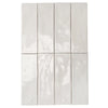 Pavillon White Ceramic Subway Tile 2.75x8.05