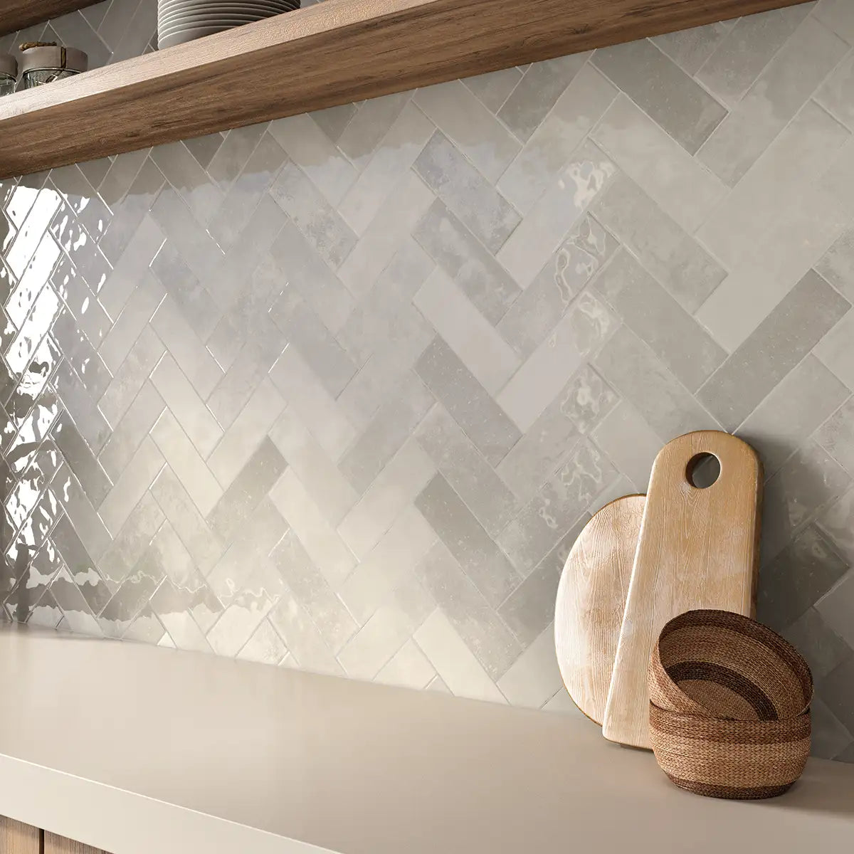 Pavillon White Ceramic Subway Tile 2.7x8.5 | Tile Club