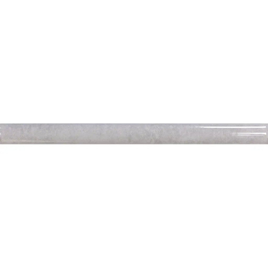 Pavillon White Ceramic Pencil Tile Trim | Tile Club