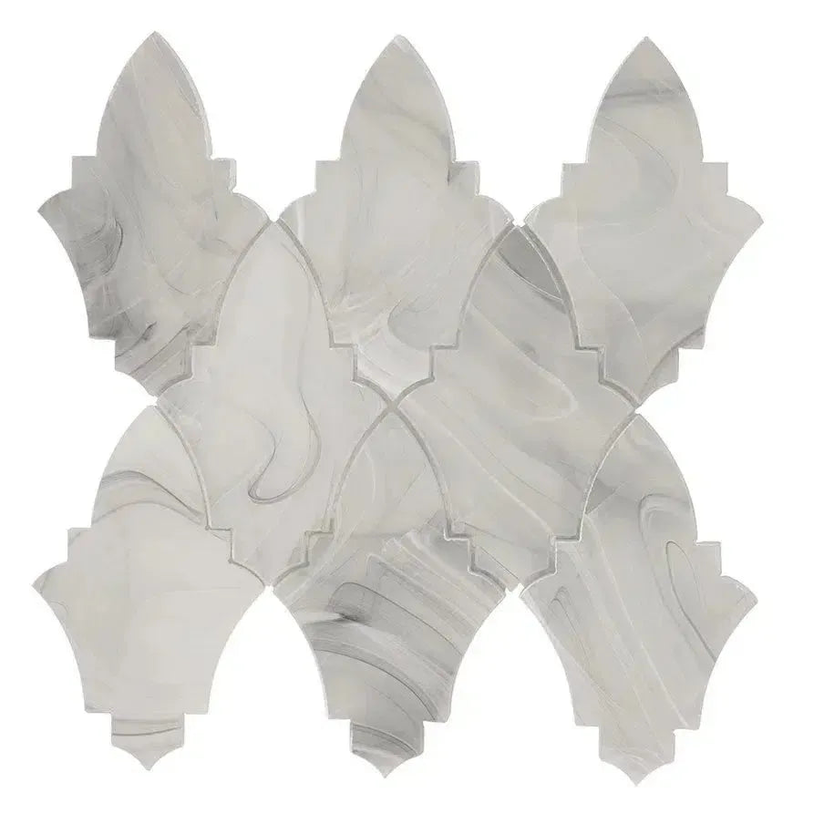 Sea Glass Louvre Grey Mosaic Tile | Tile Club