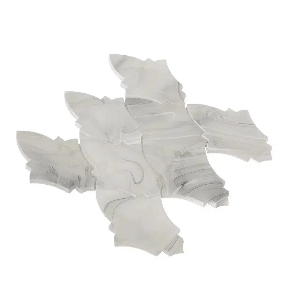 Sea Glass Louvre Grey Mosaic Tile | Tile Club