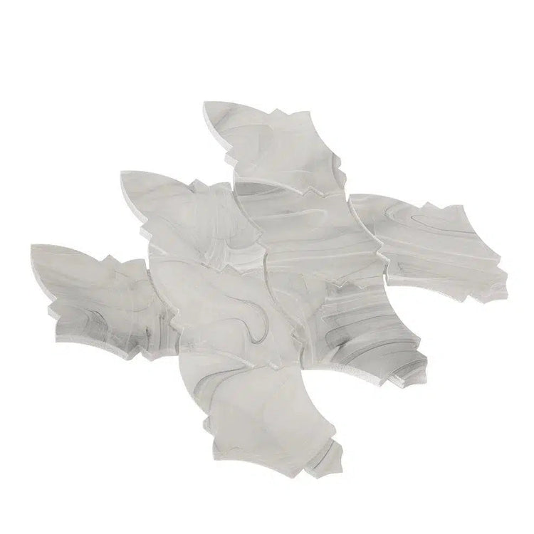 Sea Glass Louvre Grey Mosaic Tile | Tile Club