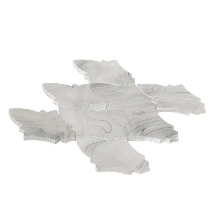Sea Glass Louvre Grey Mosaic Tile | Tile Club