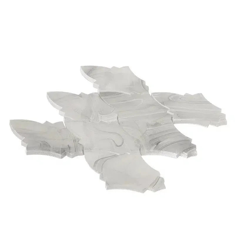 Sea Glass Louvre Grey Mosaic Tile | Tile Club