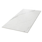 Eterica Fluted White & Gray Marbled 24x48 Porcelain Tile | Tile Club