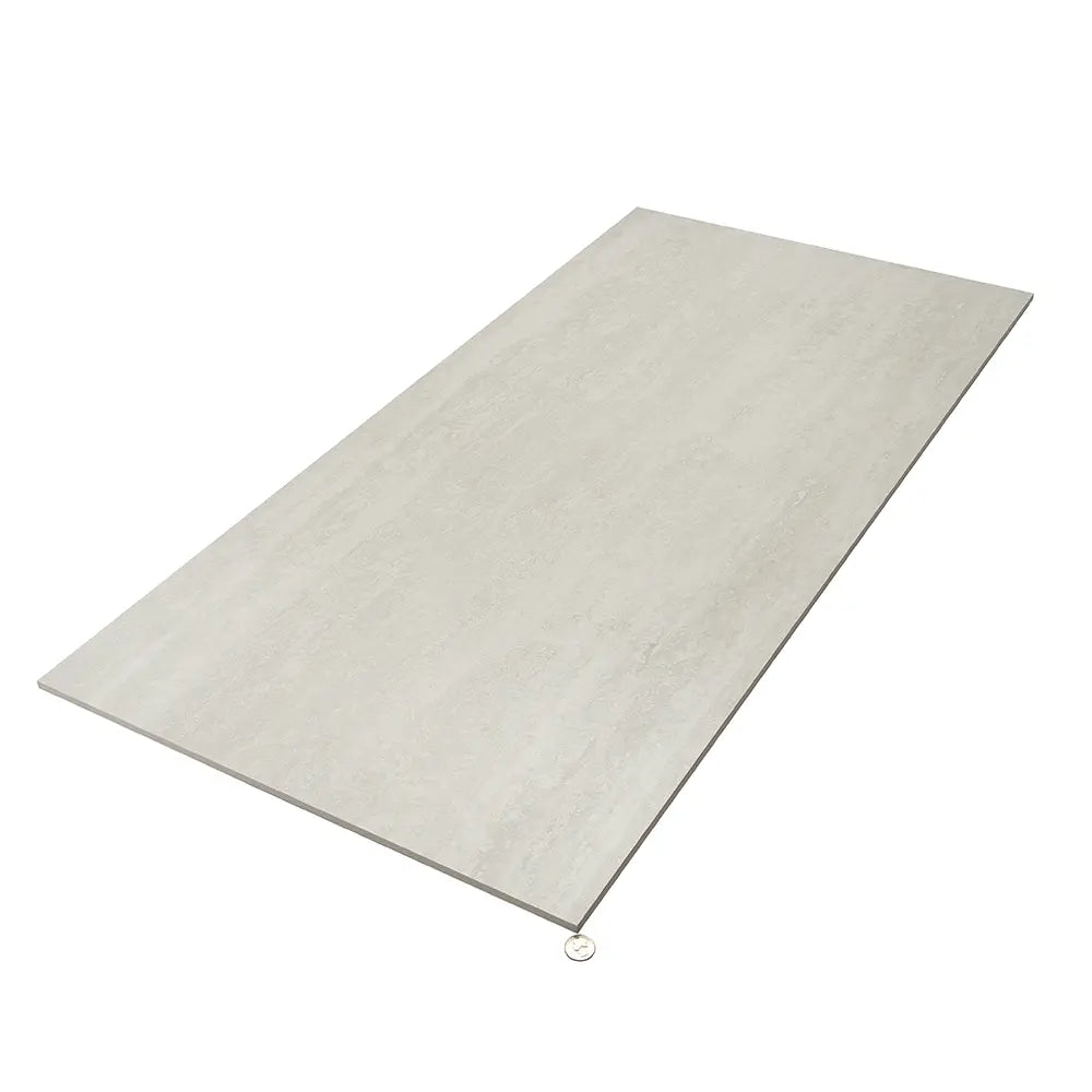 Eterica White Travertine 24x48 Porcelain Tile | Tile Club