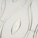 Pearl Wave White Marble & Mother Of Pearl Waterjet Mosaic Tile | Tile Club