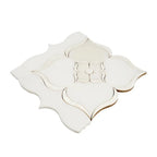Pearl Flower White Marble & Mother Of Pearl Waterjet Mosaic Tile | Tile Club