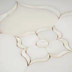 Pearl Flower White Marble & Mother Of Pearl Waterjet Mosaic Tile | Tile Club