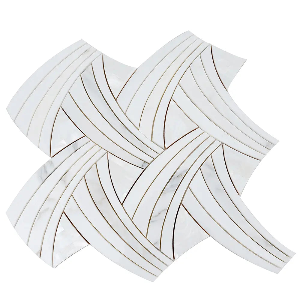 Pearl Sail Waterjet Mosaic Tile | Tile Club