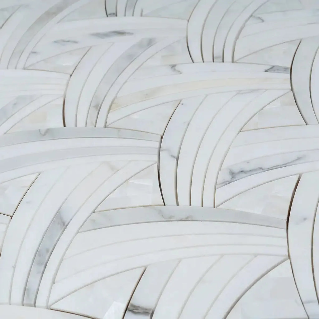 Pearl Sail Waterjet Mosaic Tile | Tile Club