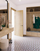 Octagon Tile With Lagos Azul Dots|Tile Club