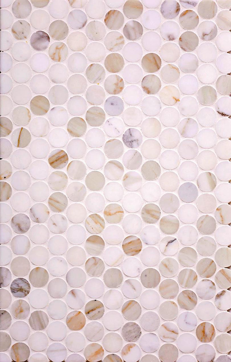  calacatta penny tile