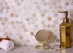 Calacatta Gold Penny Tile Polished