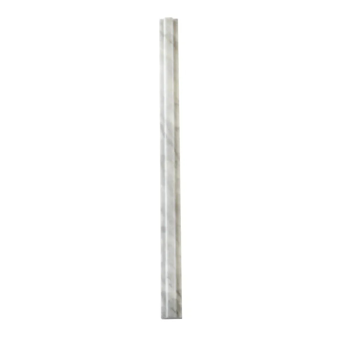 Calacatta Bluette Marble Metro Pencil Liner | Tile Club