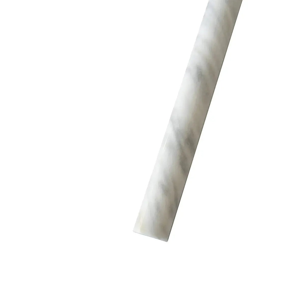 Calacatta Bluette Marble Pencil Liner Polished | Tile Club
