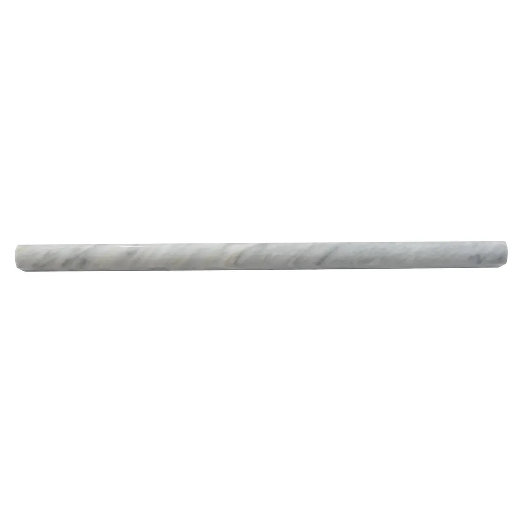 Calacatta Bluette Marble Pencil Liner Polished | Tile Club
