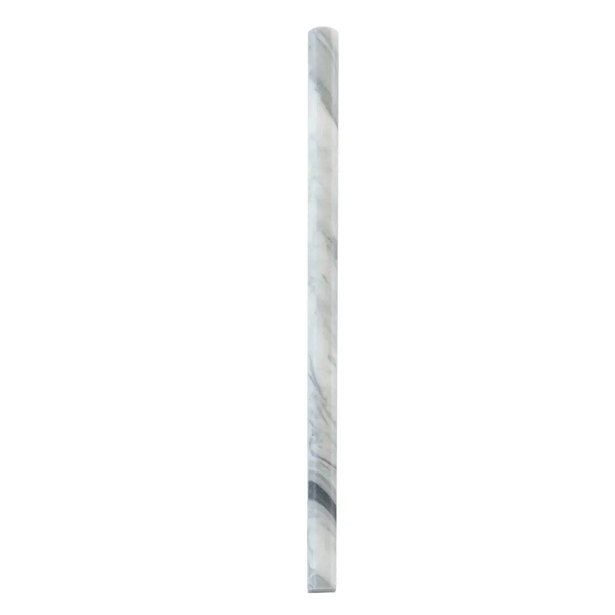 Calacatta Bluette Marble Pencil Liner Polished | Tile Club