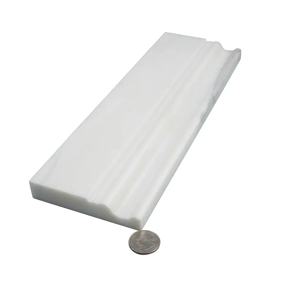 Calacatta Gold Marble Baseboard Polished | Tile Club