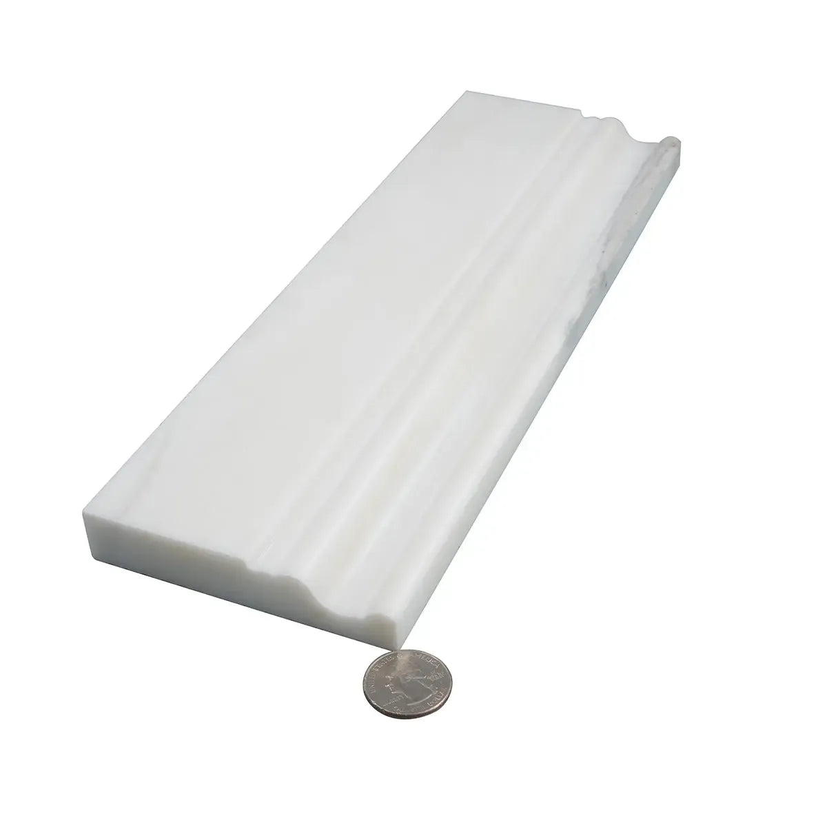 Calacatta Gold Marble Baseboard Polished | Tile Club