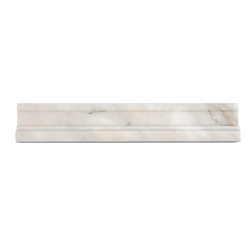 Calacatta Gold Marble Nova Chair Rail Polished | Tile Club