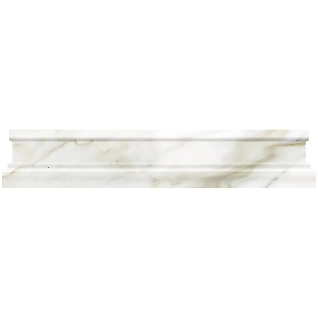 Calacatta Gold Marble Nova Chair Rail Polished