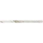 Calacatta Gold Marble Nova Pencil Liner Honed | Tile Club