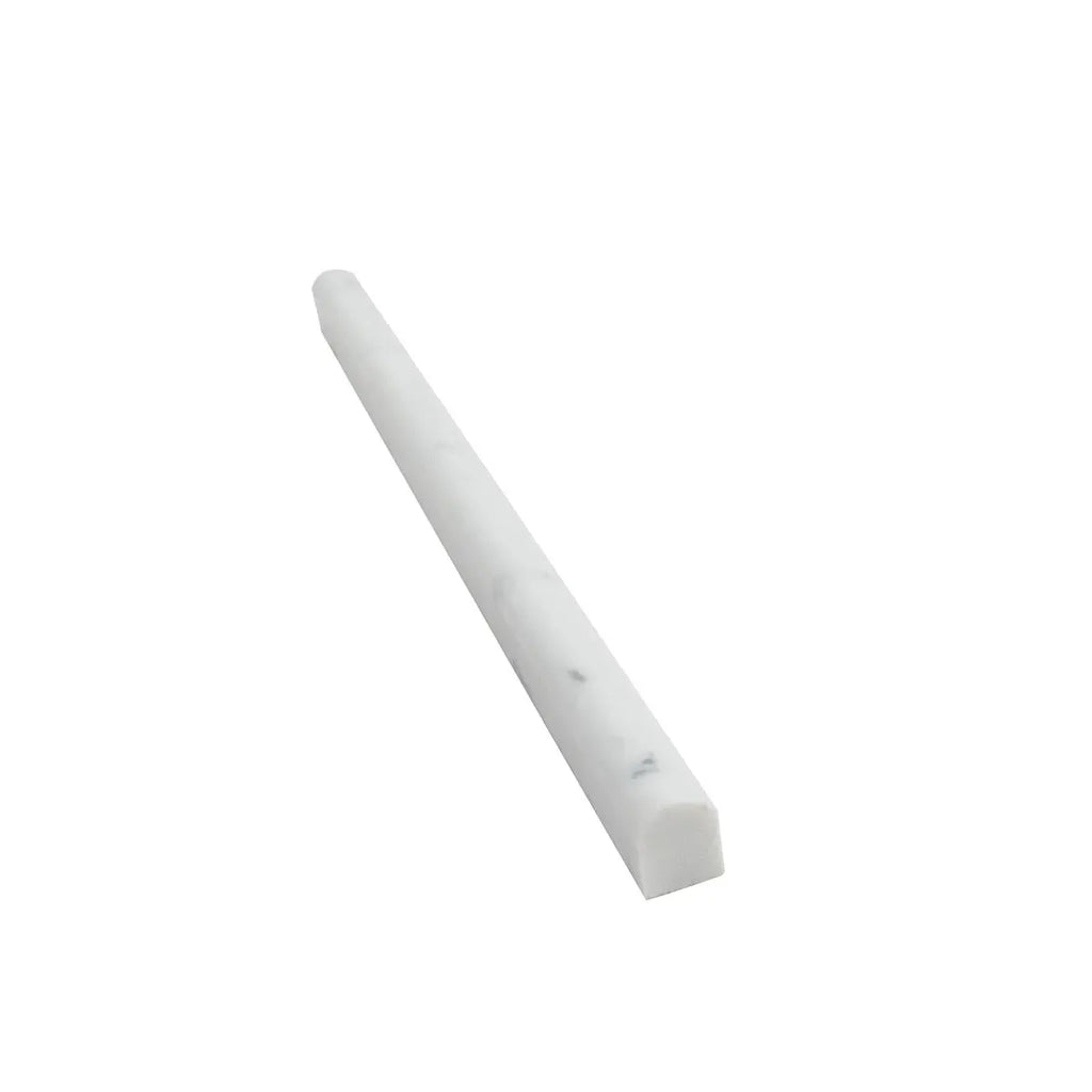 Calacatta Gold Marble Pencil Liner Honed | Tile Club